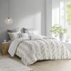3 Piece Cotton Jacquard Comforter Set
