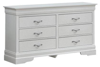 Lorana G6590-D Dresser , Silver Champagne
