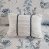 7 Piece Printed Seersucker Comforter Set with Throw Blanket