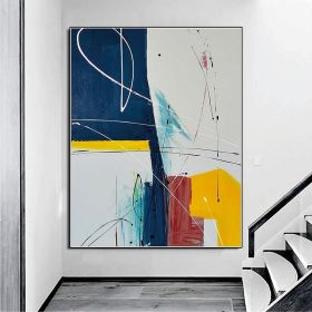 Handmade Picture Wall Art Paintings Handpainted Oil Painting On Canvas Large Handmade Wall Art Modern Home Decoration No Framed (size: 75x150cm)