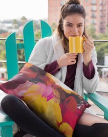 Crazy Art Rectangle Pillow (size: MEDIUM 20" X 14")